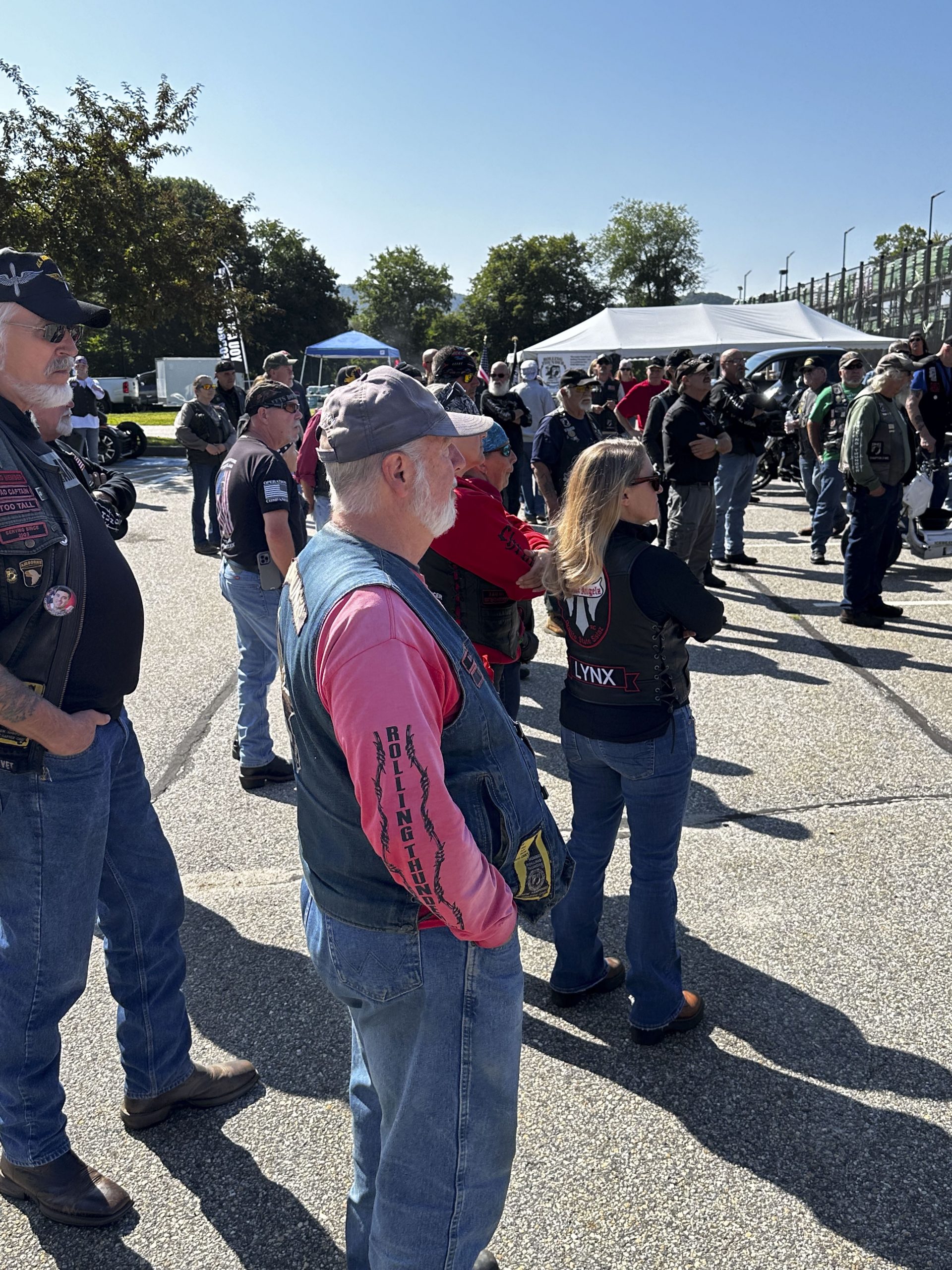 Crowd Gathered Before The Ride